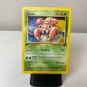 Paras 59/64 Jungle Set 1st Edition Pokemon 1999 WOTC Vintage Card